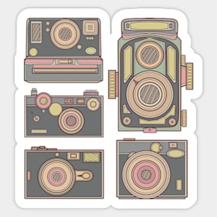 Dark Classic Camera Sticker